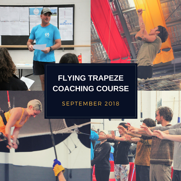 Flying Trapeze Coaching Course (Stage 1 & 2) - Circus Events - CircusTalk