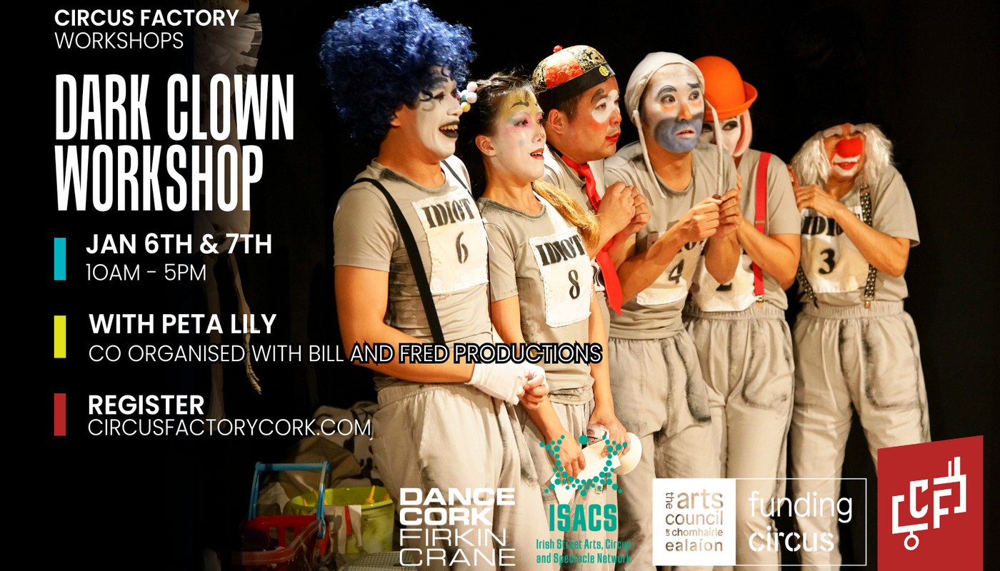 Dark Clown 2-Day Workshop with Peta Lily - Performing Arts Events - StageLync