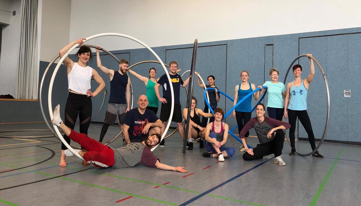 Cyr Wheel Open Gym - Circus Events - CircusTalk