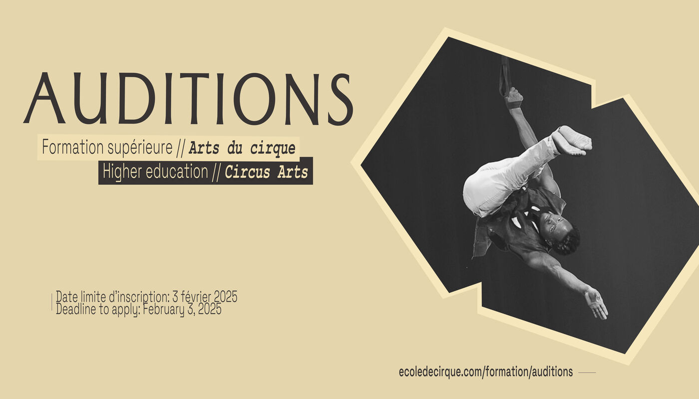 AUDITIONS | Higher education program in Circus Arts - Performing Arts Events - StageLync