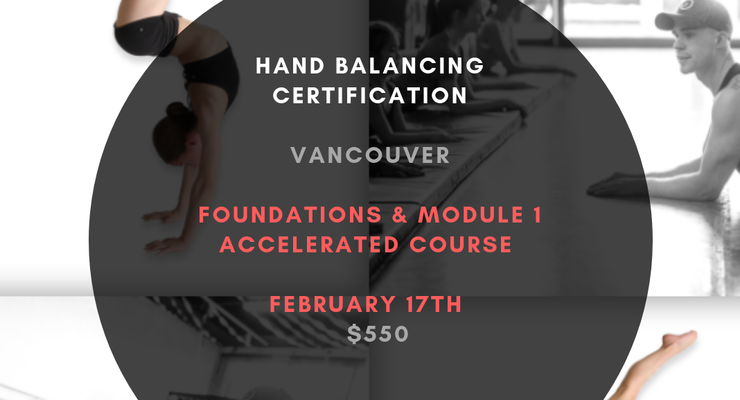 Hand Balancing Foundations and Module 1 - Performing Arts Events - StageLync