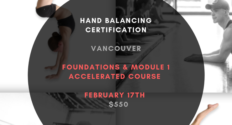 Hand Balancing Foundations and Module 1 - Circus Events - CircusTalk