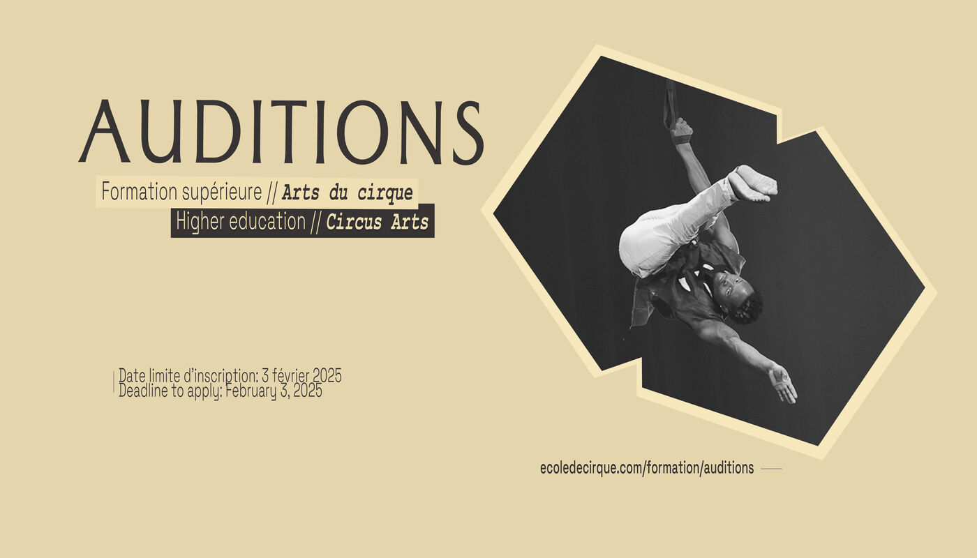 AUDITIONS | Higher education program in Circus Arts - Performing Arts Events - StageLync