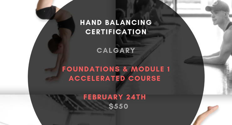 Hand Balancing Foundations and Module 1 - Circus Events - CircusTalk