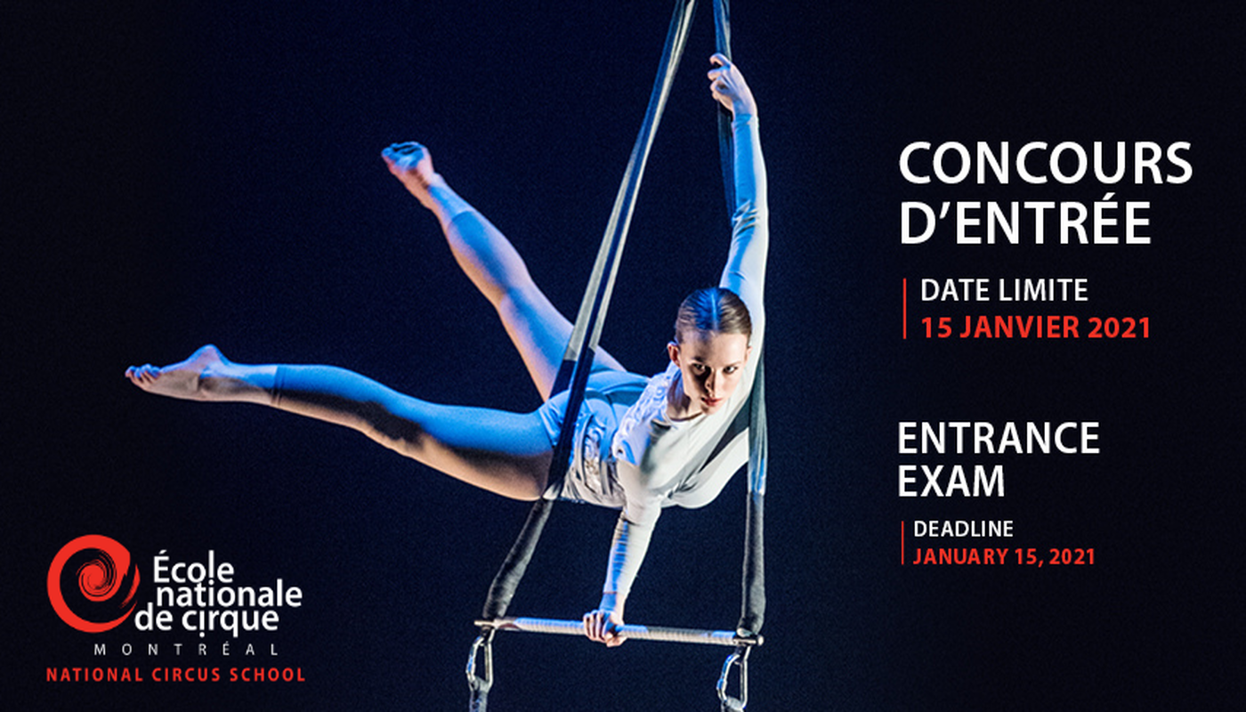 2021 Online Audition Registration - National Circus School - Circus Events - CircusTalk