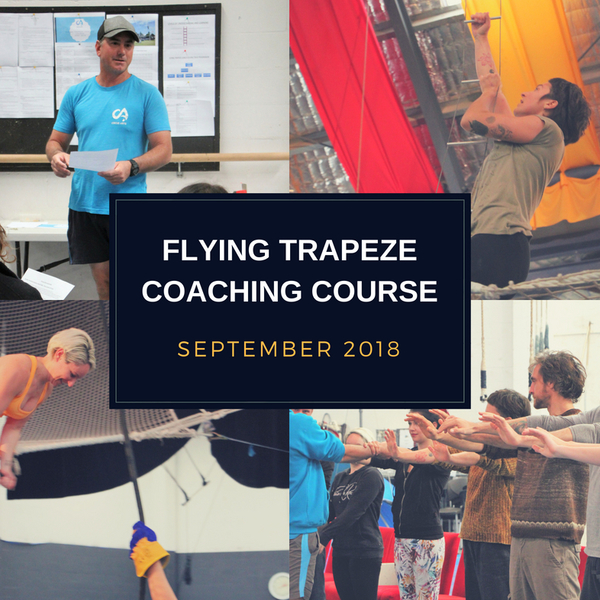 Flying Trapeze Coaching Course - Stage 1 - Circus Events - CircusTalk