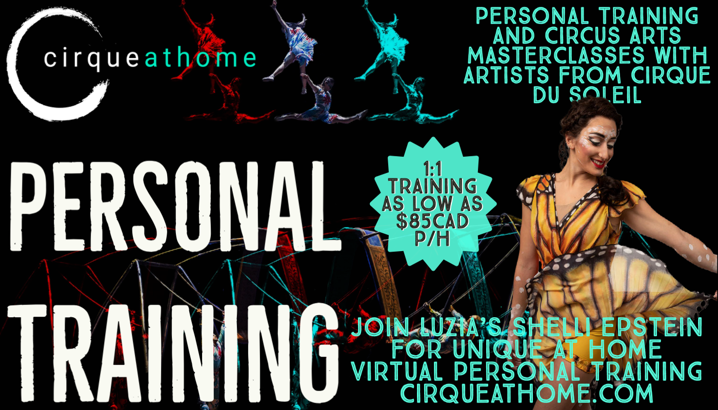 CIRQUEATHOME PERSONAL TRAINING with SHELLI - Circus Events - CircusTalk