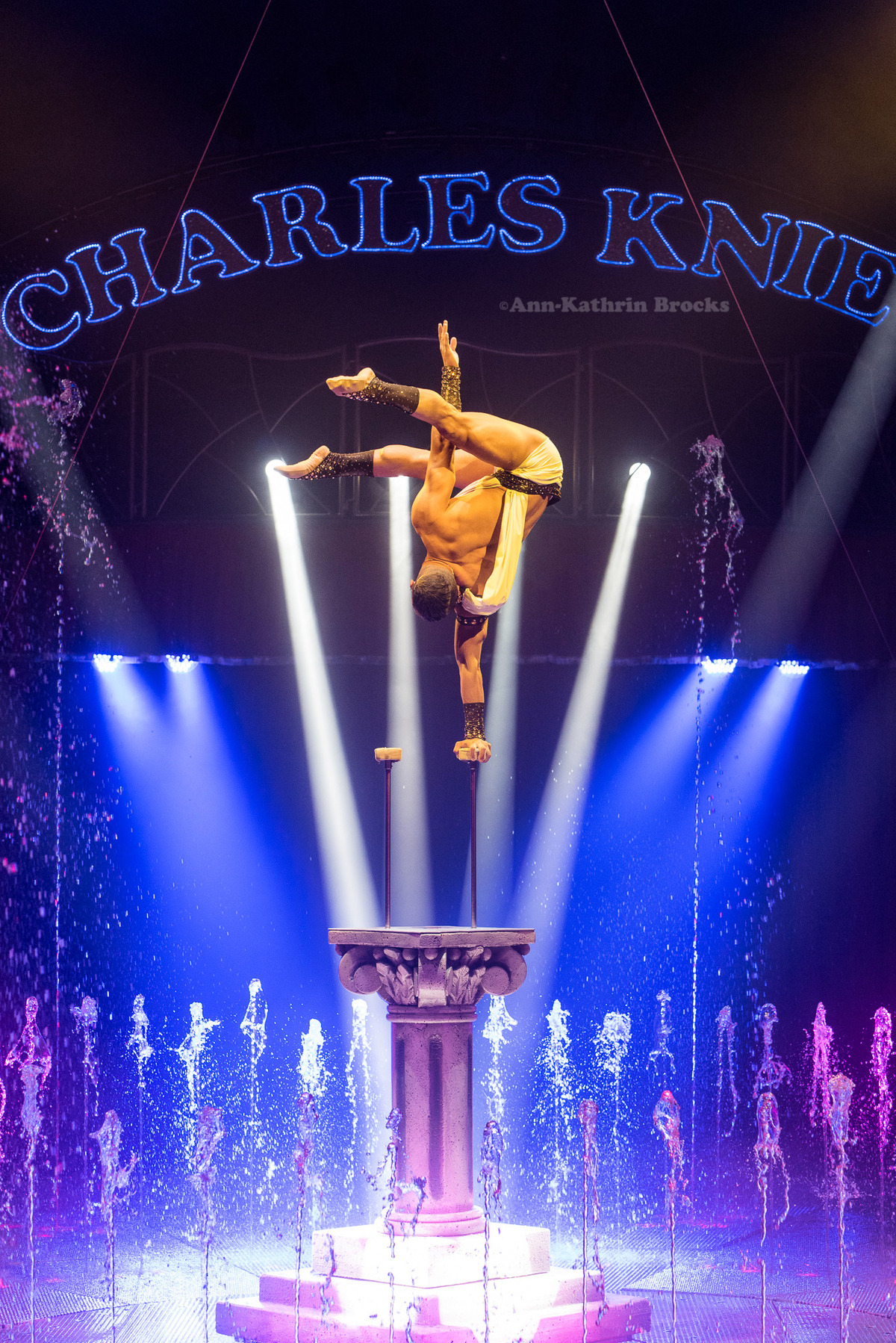 STRONG HAND STAND/AERIAL STRAPS DUO ACTS.