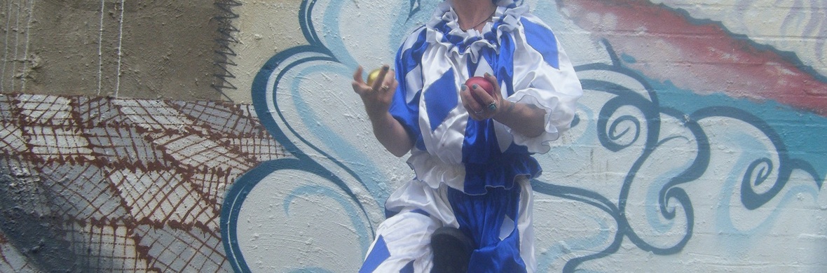 blueberry juggling on unicycle - Performing Arts Acts - StageLync
