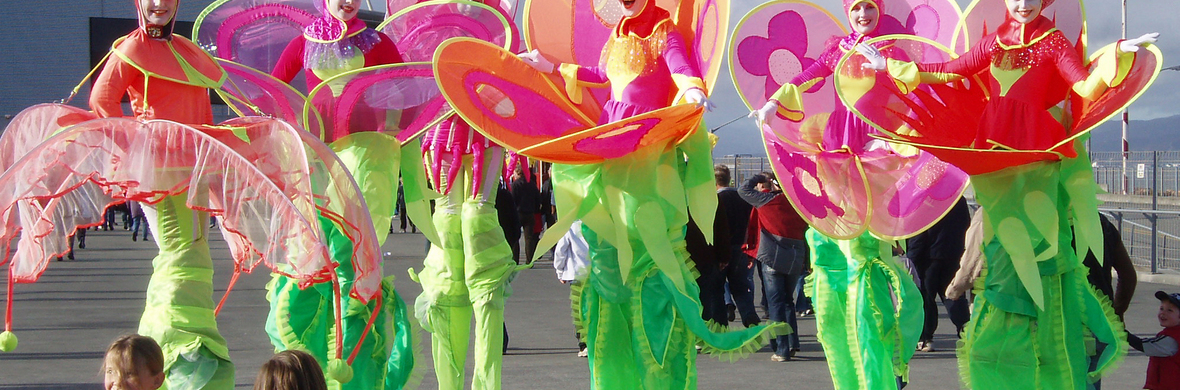 Flower stilt performers (Floral Fantasy) - Performing Arts Acts - StageLync