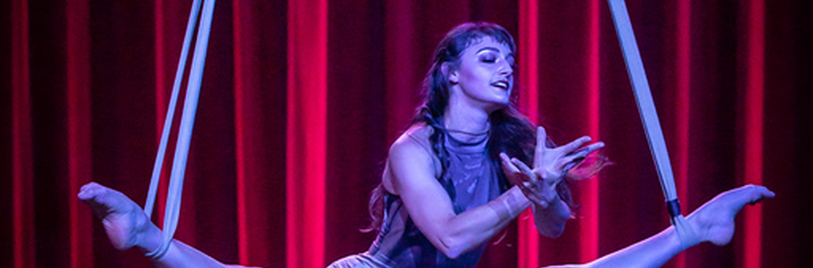 "Skeleton Woman" Aerial Strap Loops  - Performing Arts Acts - StageLync