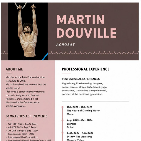 Martin Douville - Individual - France - StageLync